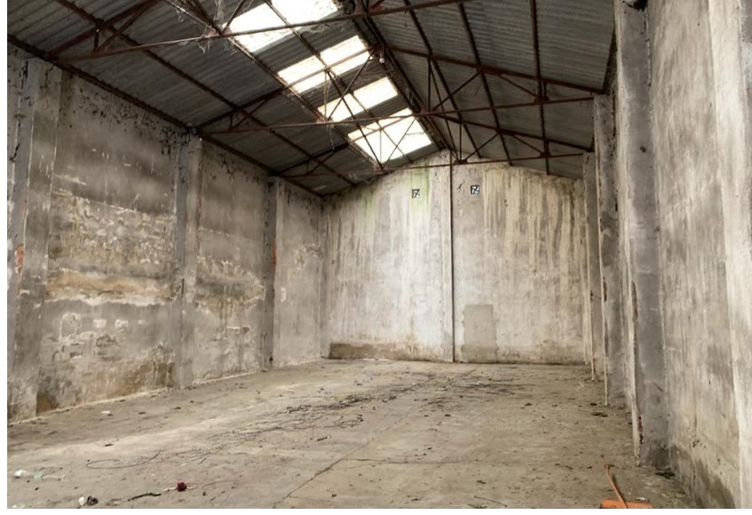 The industrial hall that will house the data centre